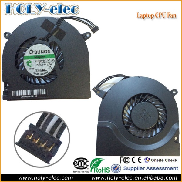 Factory supply 4 pin Laptop replacement repair part CPU Cooling Fan for Apple A1278