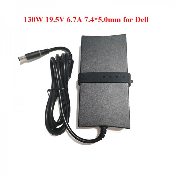 130W 19.5V 6.7A 7.4*5.0mm Laptop Charger For Dell DA130PE1-00 AC Adapter Power Supply