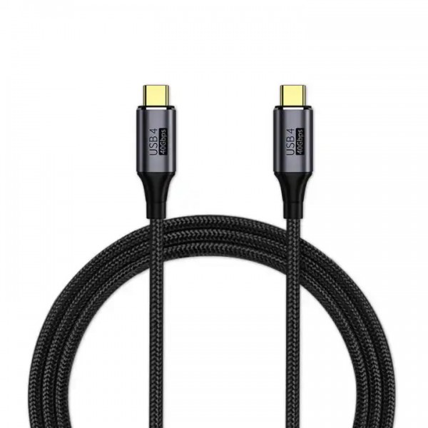 Laptop USB4.0 Data Cable 40Gbps 100W Type C to Type C Connector Super Fast Charging Cable 8K@60HZ Resolution