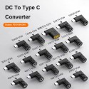 65W PD Converter DC to Type C Connector For Laptop/Cellphone/Tablet USB-C Adapter