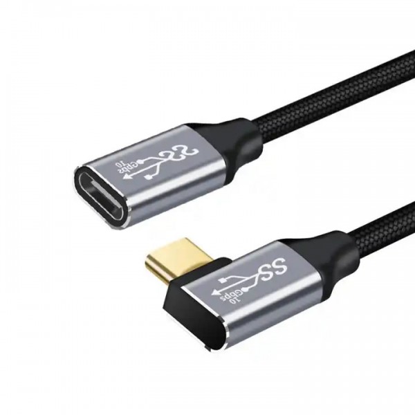 Type C 3.1 Data Cable 16 Core Gen2 Audio Video 4K Projection 3.1C male Type C female Extension Cable