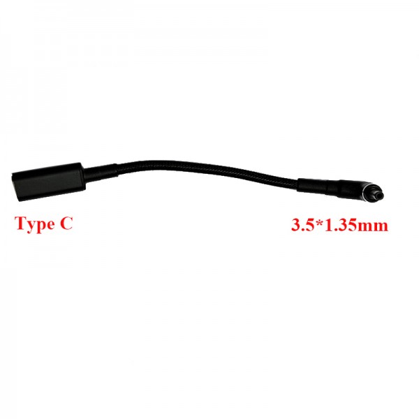Charging Cable Type C female USB-C to 3.5*1.35mm male for Laptop Adapter Converter Cable 100W