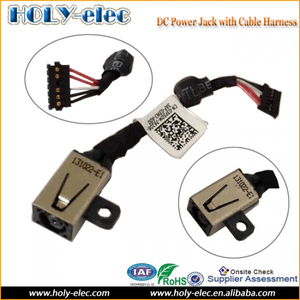 DC POWER JACK CABLE HARNESS FOR DELL INSPIRON 14-7437 P42G 3P50M 50.46L01.001