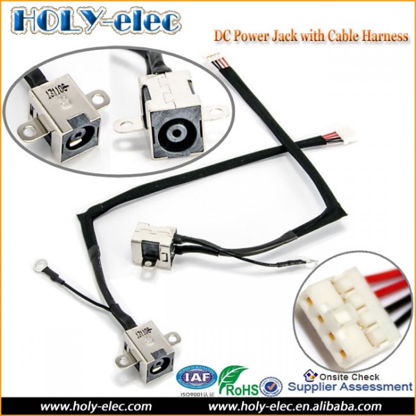 Laptop DC Power Port Jack Socket And Cable Wire LG R510