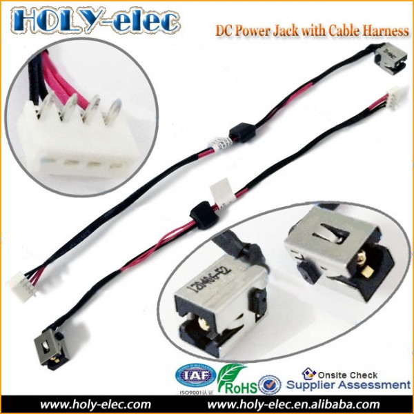 Laptop DC Power Jack Socket and Cable Wire Toshiba Satellite C660 L670 L675 L675D