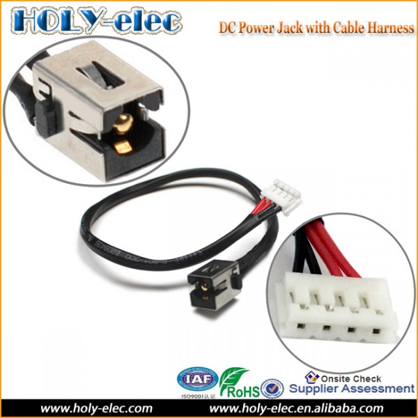 Laptop DC Power Port Jack Socket and Cable Wire Toshiba H000037850 C80 C850D C870 C870D C875 C875D L850 L850D K855D L870