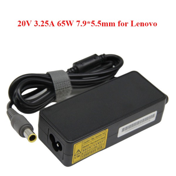 Laptop Charger OEM 20V 3.25A 65W 7.9*5.5mm for Lenovo AC Adapter