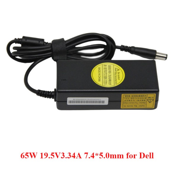 AC Adapter 65W 19.5V 3.34A 7.4*5.0mm Charger For Dell Laptop Power Supply