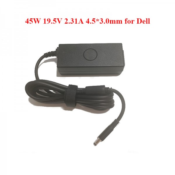 Genuine Laptop Charger 65W 19.5V 3.34A 4.5*3.0mm for Dell Power Supply AC Adapter