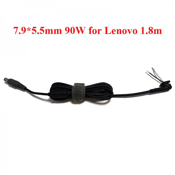 DC Power Plug Cable 7.9*5.5mm 90W For Lenovo Laptop Charger Power Cord 1.8m