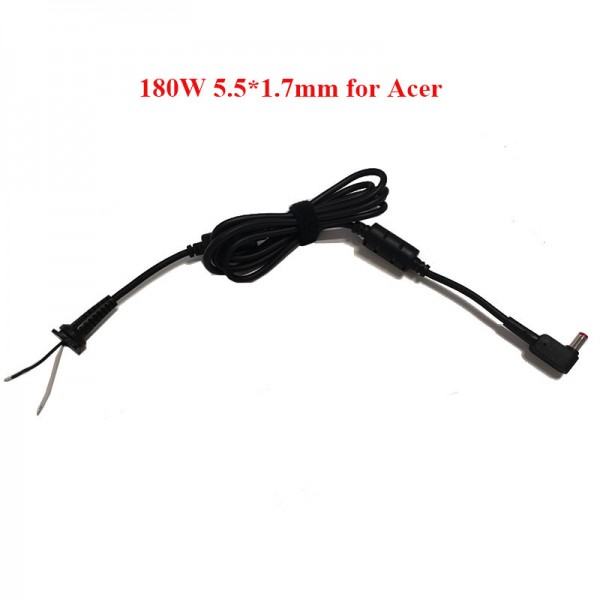 Laptop Adapter Cord Good Quality 1.8m 180W 5.5*1.7mm For Acer DC Power Plug Cable