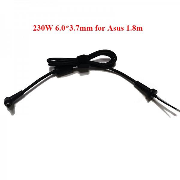 1.8m 230W 6.0*3.7mm DC Power Plug Cord for Asus Laptop Adapter Cable with Full Copper Material