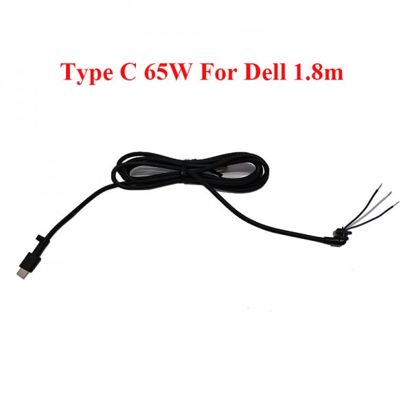 Good quality DC Power Cable Type C 65W for Dell Laptop Charger Adapter Cord USB-C 1.8m