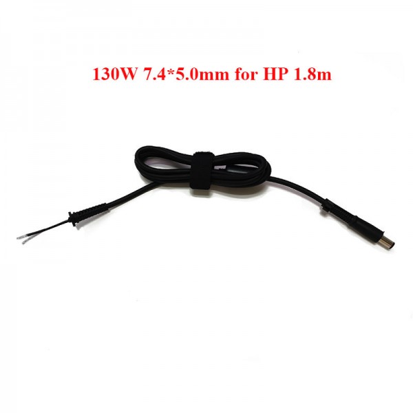 Best quality full copper dc power cable 7.4*5.0mm 130w big power for HP charger cable 1.8m
