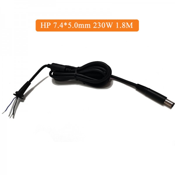 BIG POWER 230W DC POWER CORD 7.4*5.0mm Connector For HP Laptop Adapter Charger Wire Cable 1.8m