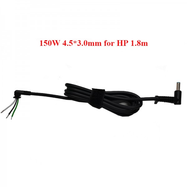 150W Laptop Adapter Cable 4.5*3.0mm Curving Protector Bend For HP DC Power Plug Cord