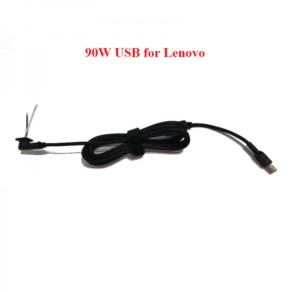 DC Power Plug Cable small square USB 90W for Lenovo Adapter Cable