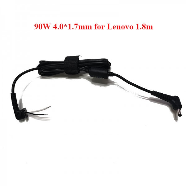 DC Plug Cord 4.0*1.7mm Pin Right Angle For Lenovo Curved Protector Bend 2 Wires DC Jack Cable