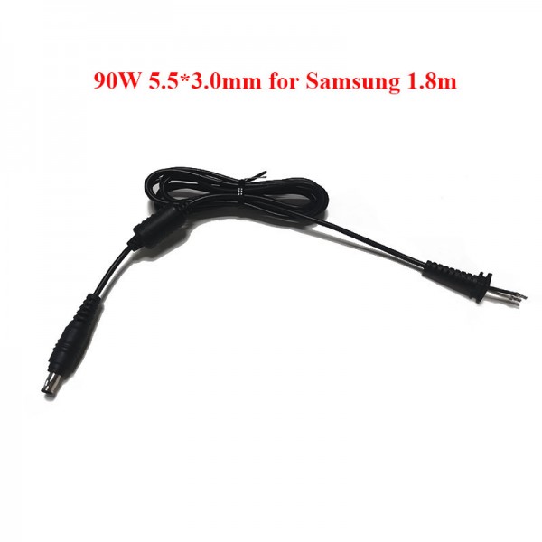 DC Power Plug Jack Connector 5.5*3.0mm Cord For Samsung Power Adapter Supply Original Cable 1.8m