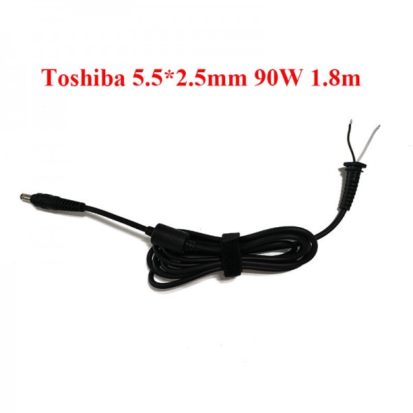 Straight 1.8m 90W 5.5*2.5mm Adapter Cable for Toshiba DC Power Cord