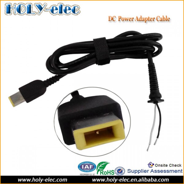 DC Square Tip USB Plug Connector Cord Cable With Pin Inside For Lenovo IdeaPad Yoga Charger Adapter