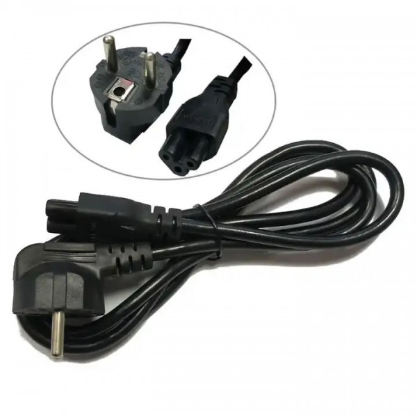 High quality computer ac cable EU plug 2 pin for laptop adapter power cord