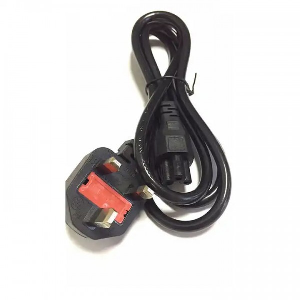 High speed 220v 3 core ac power cord cable uk plug for laptop adapter
