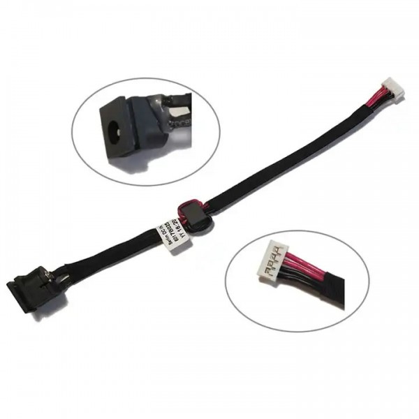 Laptop dc power jack for Toshiba Satellite C640 C650 A500D L650 DC Jack Cable Harness(PJ439-2.5)